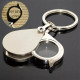 10X Magnification Folding Magnifier Keyring