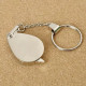 10X Magnification Folding Magnifier Keyring