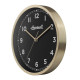 Share Ingersoll IC001GB 30cm Classic Silent Wall Clock Gold Frame Black Dial UK Design Share Ingersoll IC001GB 30cm Classic Silent Wall Clock Gold Frame Black Dial UK Design