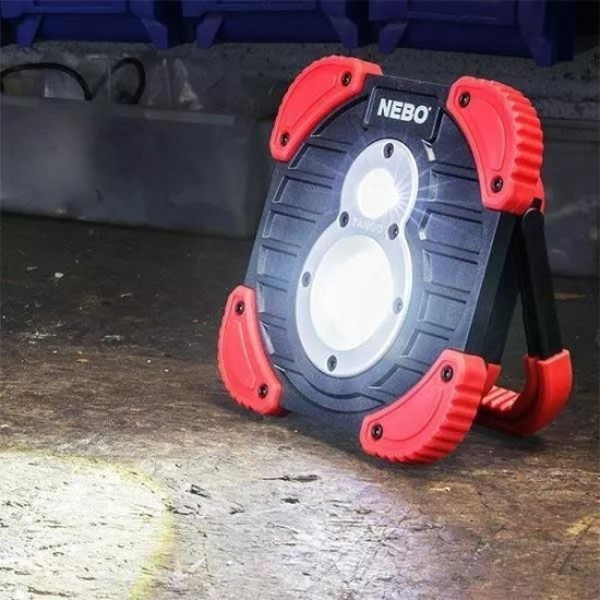 NEBO Tango 750 Lumen Rechargeable LED Work Light & Power Bank – Dual Light