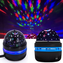 LED Galaxy Projection Night Lights ( Set of 2 ) 