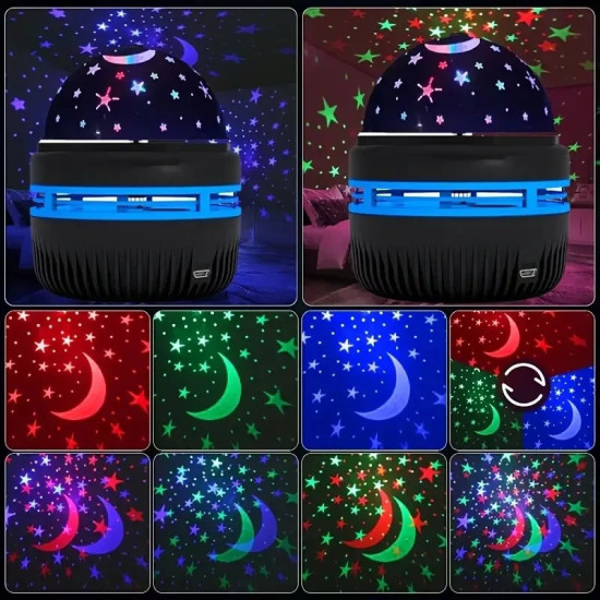 LED Galaxy Projection Night Lights ( Set of 2 ) LED Galaxy Projection Night Lights ( Set of 2 )