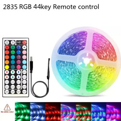 30m RGB LED Strip Lights 5050 Colour Changing Tape with 24-Key Remote for Indoor Lighting