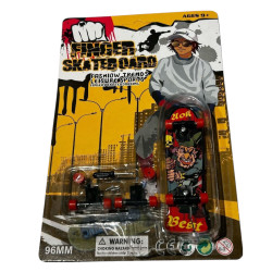 Finger Skateboard with Tools  (Yellow)