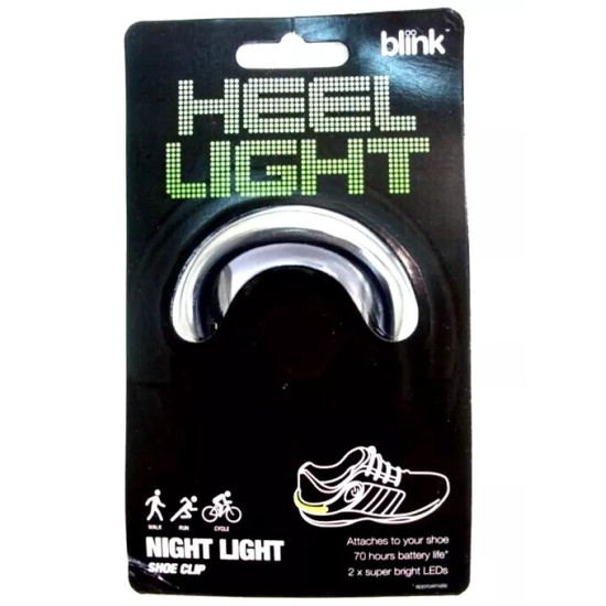 4-Pack LED Heel Clip Lights - Flashing Night Safety Lights for Running, Walking, Cycling (Neon Green) 4-Pack LED Heel Clip Lights - Flashing Night Safety Lights for Running, Walking, Cycling (Neon Green)