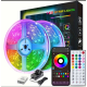 20m Smart Led Strip Lights For Bedroom, RGB LED Lights With App + 44key Remote Control 20m Smart Led Strip Lights For Bedroom, RGB LED Lights With App + 44key Remote Control