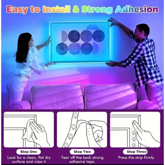 20m Smart Led Strip Lights For Bedroom, RGB LED Lights With App + 44key Remote Control 20m Smart Led Strip Lights For Bedroom, RGB LED Lights With App + 44key Remote Control