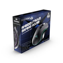 Daewoo Ambidextrous RGB Light Up Gaming Mouse 12,000 DPI