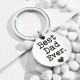 Best Dad Ever Keyring - Stainless Steel Father’s Day Gift with Engraved Slogan Best Dad Ever Keyring - Stainless Steel Father’s Day Gift with Engraved Slogan