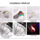4 Pack LED Bike Spoke Lights - Multicolored Cycling Wheel Safety Lights with Batteries 4 Pack LED Bike Spoke Lights - Multicolored Cycling Wheel Safety Lights with Batteries