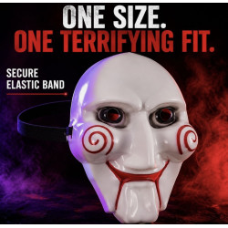 10 x Billy Inspired SAW Character Halloween Premium Face Masks 10 x Billy Inspired SAW Character Halloween Premium Face Masks