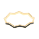 Luxury Gold & Black Ocean Wave Bangle - All We Are Brand Luxury Gold & Black Ocean Wave Bangle - All We Are Brand