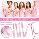 Breast Cancer Awareness Pink Ballpoint Pen Set with Free Sticker & Keyring - Charity Donation Included Breast Cancer Awareness Pink Ballpoint Pen Set with Free Sticker & Keyring - Charity Donation Included