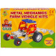 Metal Farm Tractor Construction Kit - DIY Vehicle Building Set for Kids Ages 6+ Metal Farm Tractor Construction Kit - DIY Vehicle Building Set for Kids Ages 6+