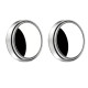 Round Blind Spot Mirrors for Car - HD Silver Convex Side Mirror for Safer Driving