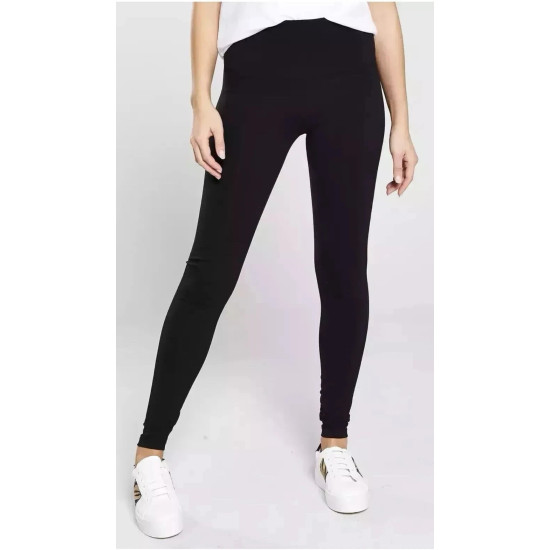 V by Very Confident Curve Black Leggings - Soft Cotton Stretch, Sizes 10 V by Very Confident Curve Black Leggings - Soft Cotton Stretch, Sizes 10