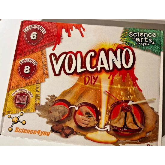 DIY Volcano Kit - Fun Exploding Science Project for Kids Aged 8+, Educational STEM Craft