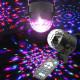 LED Disco Ball Party Lights - Sound Activated Rotating DJ Strobe Light with USB Power Cable for Dance, Karaoke, and Room Decor LED Disco Ball Party Lights - Sound Activated Rotating DJ Strobe Light with USB Power Cable for Dance, Karaoke, and Room Decor