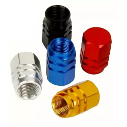4PCS Universal Fit Alloy Valve Dust Caps (Random Colours) 4PCS Universal Fit Alloy Valve Dust Caps (Random Colours)