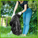 Heavy Duty 100L Black Bin Bags - Leak Resistant Recyclable Refuse Sacks - 50 Bags