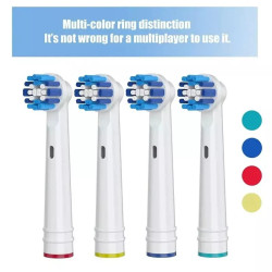 Precision Clean Replacement Brush Heads Compatible with Oral-B Electric Toothbrushes - 16 Pack