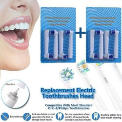 Precision Clean Replacement Brush Heads Compatible with Oral-B Electric Toothbrushes - 16 Pack Precision Clean Replacement Brush Heads Compatible with Oral-B Electric Toothbrushes - 16 Pack