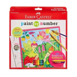 Faber- Castell Kids Paint by Number Art Kit – Fairy Garden 