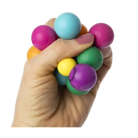 Fidget Atom Stress Relief Toy - Sensory Fidget Spinner with Sliding Circles for Focus and Relaxation