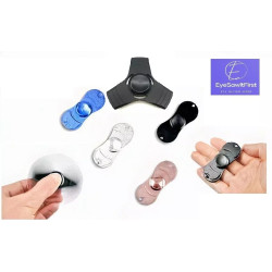 Blue Metal Fidget Spinner for Adults & Kids - EDC Stress Relief Sensory Toy Blue Metal Fidget Spinner for Adults & Kids - EDC Stress Relief Sensory Toy
