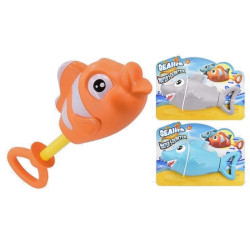 Fishy Jumbo Sealife Water Blaster - Clownfish and Shark Water Squirter for Kids