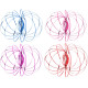 4 x 3D Magic Flow Ring Fidget Toys - ( random colours )