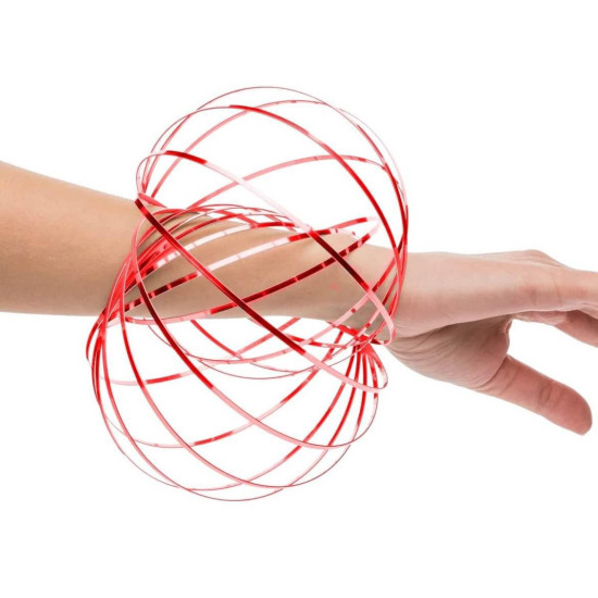 3D Magic Flow Ring Fidget Toy - Red
