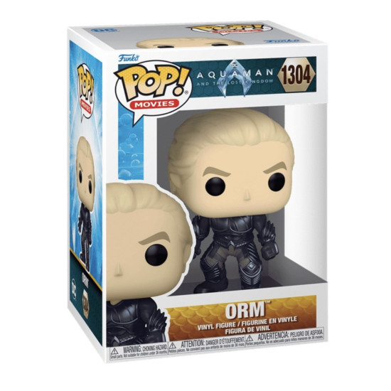 Funko Pop Movies! Aquaman and The Lost Kingdom - Orm Vinyl Figure - #1304 Funko Pop Movies! Aquaman and The Lost Kingdom - Orm Vinyl Figure - #1304