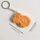 Realistic Chicken Nugget Keyring - Funny Novelty Key Chain for Fast Food Lovers & Gag Gifts Realistic Chicken Nugget Keyring - Funny Novelty Key Chain for Fast Food Lovers & Gag Gifts