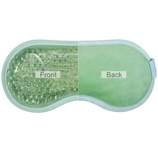 Reversible Gel Bead Eye Mask - Green Reversible Gel Bead Eye Mask - Green