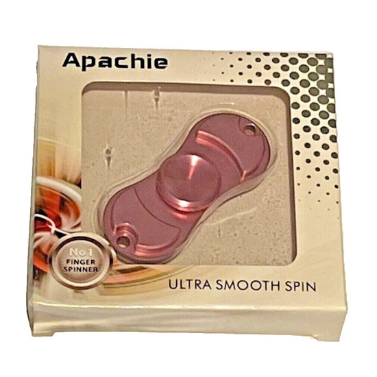 Pink Metal Fidget Spinner With Gift Box - Metallic Hand Spinner Aluminium 2-Leaf Hoverboard Pink Metal Fidget Spinner With Gift Box - Metallic Hand Spinner Aluminium 2-Leaf Hoverboard