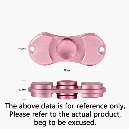 Pink Metal Fidget Spinner With Gift Box - Metallic Hand Spinner Aluminium 2-Leaf Hoverboard Pink Metal Fidget Spinner With Gift Box - Metallic Hand Spinner Aluminium 2-Leaf Hoverboard