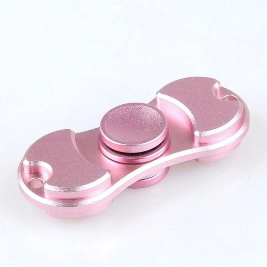 Pink Metal Fidget Spinner With Gift Box - Metallic Hand Spinner Aluminium 2-Leaf Hoverboard Pink Metal Fidget Spinner With Gift Box - Metallic Hand Spinner Aluminium 2-Leaf Hoverboard