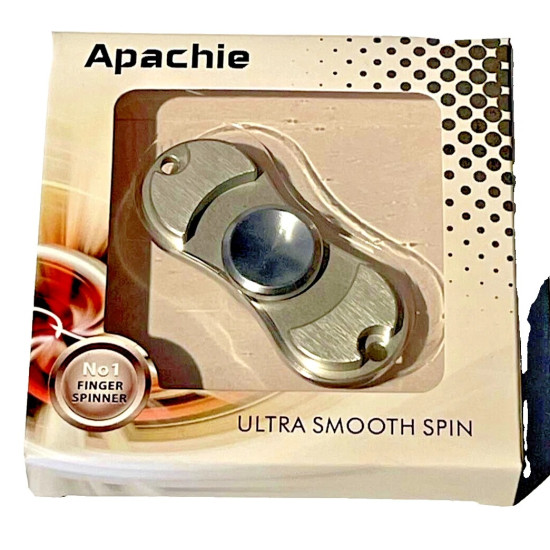 Premium Aluminum 2-Leaf Hoverboard Fidget Spinner - Long-Lasting Silver Hand Spinner Premium Aluminum 2-Leaf Hoverboard Fidget Spinner - Long-Lasting Silver Hand Spinner
