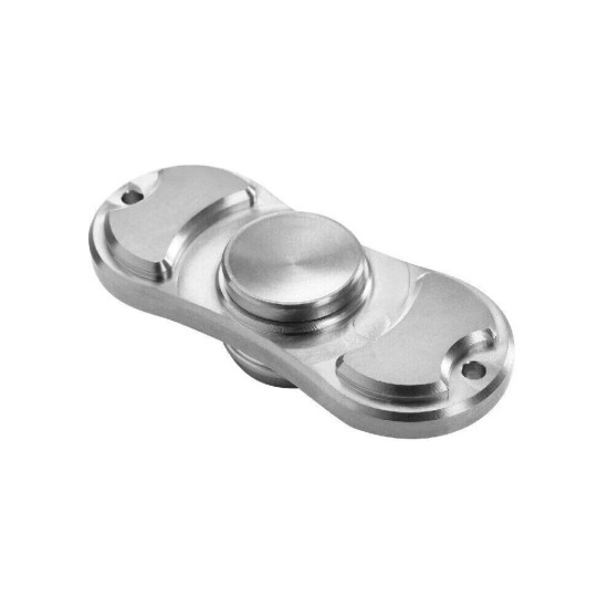 Premium Aluminum 2-Leaf Hoverboard Fidget Spinner - Long-Lasting Silver Hand Spinner Premium Aluminum 2-Leaf Hoverboard Fidget Spinner - Long-Lasting Silver Hand Spinner