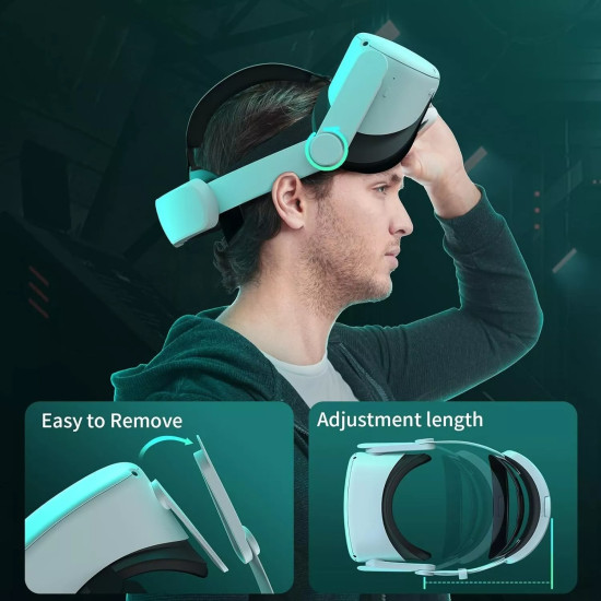 6000mAh Battery Head Strap for Oculus Quest 2 / Meta Quest 2 - Extended VR Playtime & Comfort Strap Replacement 6000mAh Battery Head Strap for Oculus Quest 2 / Meta Quest 2 - Extended VR Playtime & Comfort Strap Replacement