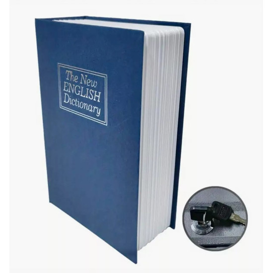 Hidden Book Safe Box with Key Lock Portable Secret Security Stash Money Storage Hidden Book Safe Box with Key Lock Portable Secret Security Stash Money Storage