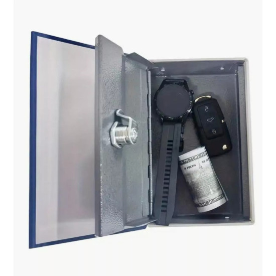 Hidden Book Safe Box with Key Lock Portable Secret Security Stash Money Storage Hidden Book Safe Box with Key Lock Portable Secret Security Stash Money Storage