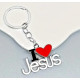 I Love Jesus Keyring - Christian Religious Keychain & Bag Charm Gift I Love Jesus Keyring - Christian Religious Keychain & Bag Charm Gift