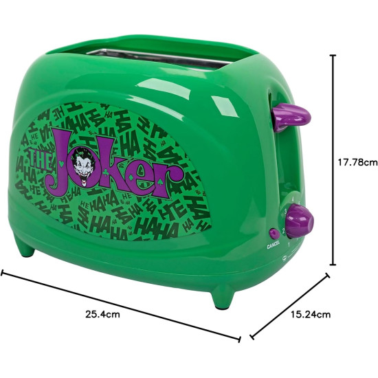 Uncanny Brands DC Comics The Joker Two-Slice Toaster