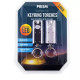 LED Keyring Torch Flashlight 2 Pack - Ultra Bright Mini Keychain Light with Batteries