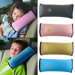 4-Pack Kids Car Seat Belt Cushions - 2 Grey & 2 Pink Shoulder Strap Pillows - Universal Fit for Child Travel Comfort 4-Pack Kids Car Seat Belt Cushions - 2 Grey & 2 Pink Shoulder Strap Pillows - Universal Fit for Child Travel Comfort