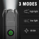 Telescopic LED Torch - Black