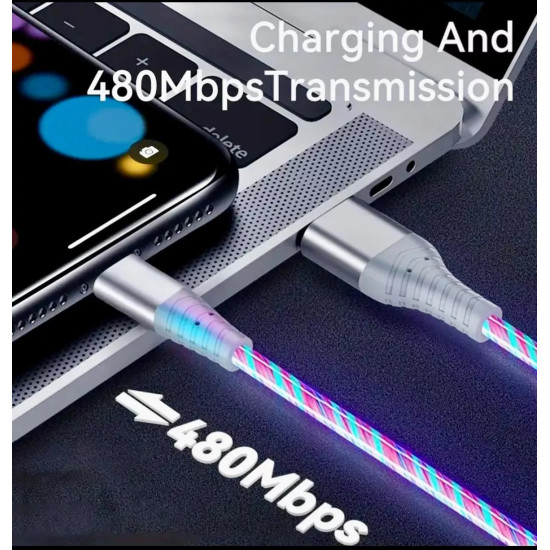 LED Light-Up USB Charger Cable for iPhone 14 13 12 11 Pro Max 2M Fast Charging Sync Cable LED Light-Up USB Charger Cable for iPhone 14 13 12 11 Pro Max 2M Fast Charging Sync Cable