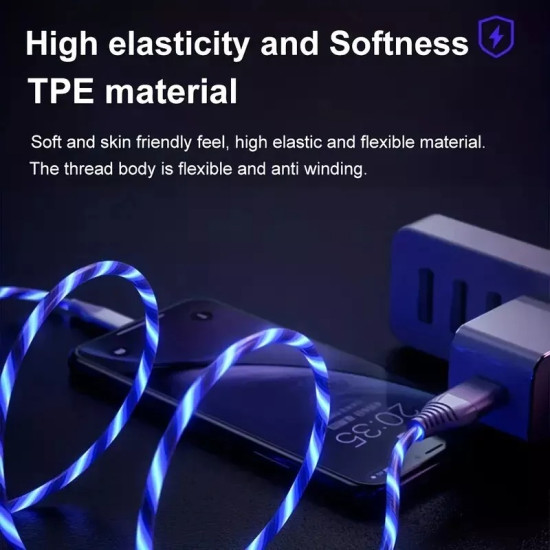 LED Light-Up USB Charger Cable for iPhone 14 13 12 11 Pro Max 2M Fast Charging Sync Cable LED Light-Up USB Charger Cable for iPhone 14 13 12 11 Pro Max 2M Fast Charging Sync Cable